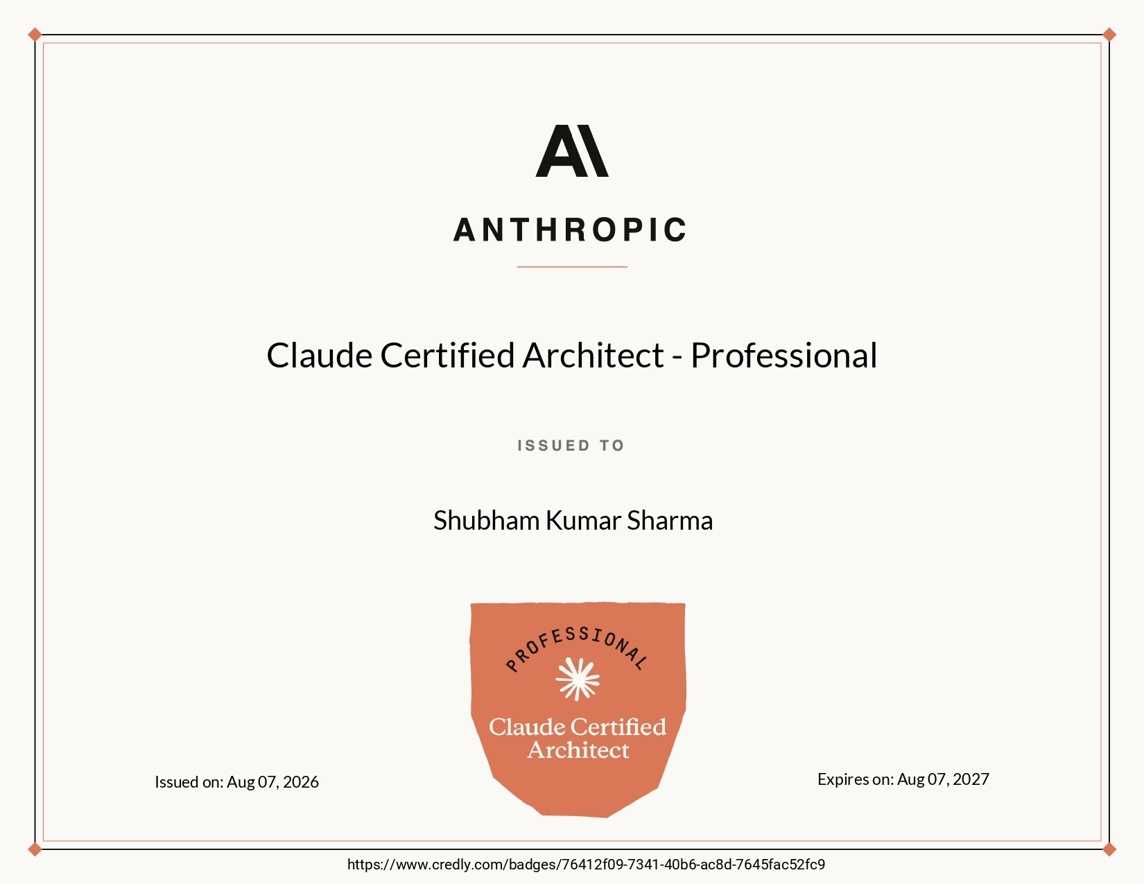 Claude Certified Architect - Professional