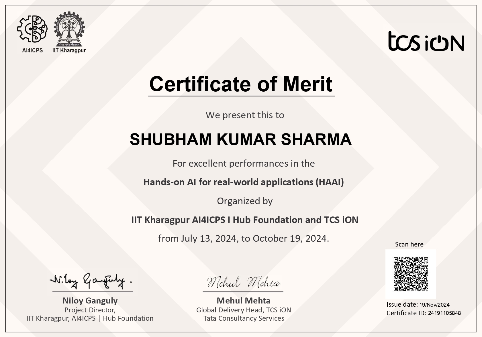 Merit in Hands-on Approach to AI for Real-World Applications